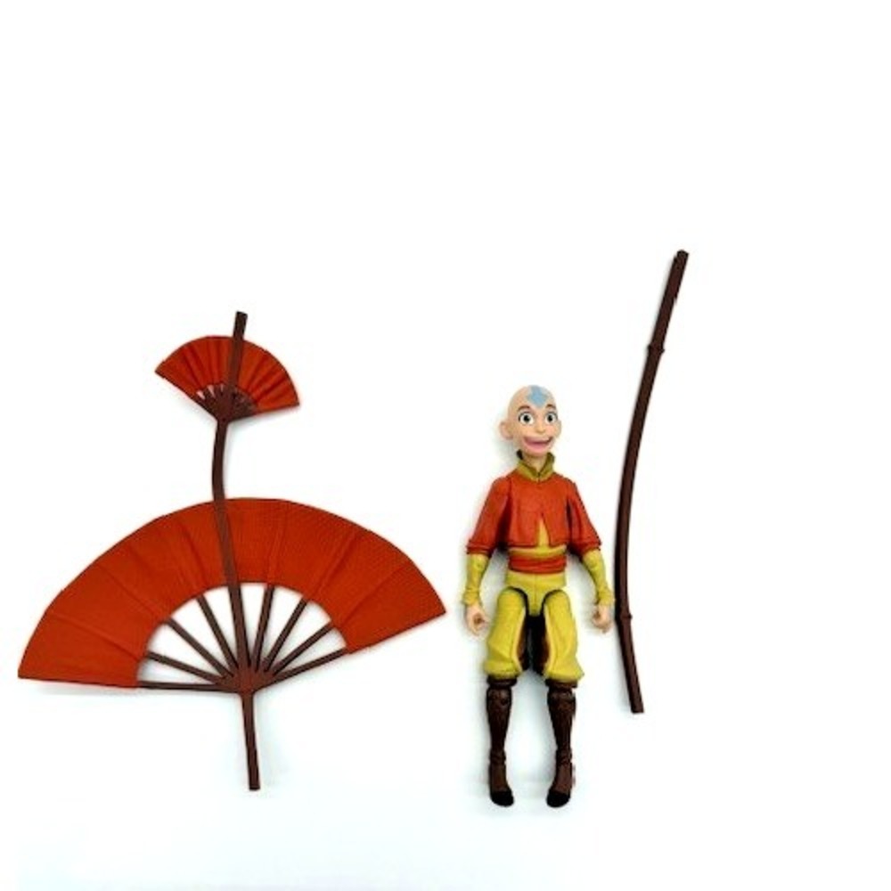 Aang Avatar The Last Airbender Action Figure 6" w/Staff & Glider Accessories